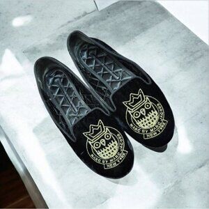 Marc by Marc Jacob velvet owl smoking slippers Size EU 39/US 8.5